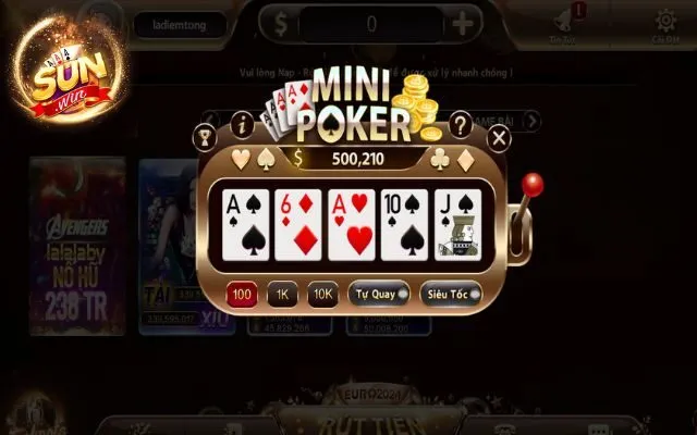 Cách Chơi Mini Poker Sunwin Chi Tiết Dành Cho Newbie 1 Giới thiệu cách chơi mini poker Sunwin