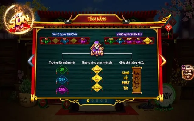 Slots Thầy Đồ Sunwin - Khám Phá Ngay Nhận Jackpot Khủng 1 Tính năng game slots thầy đồ Sunwin