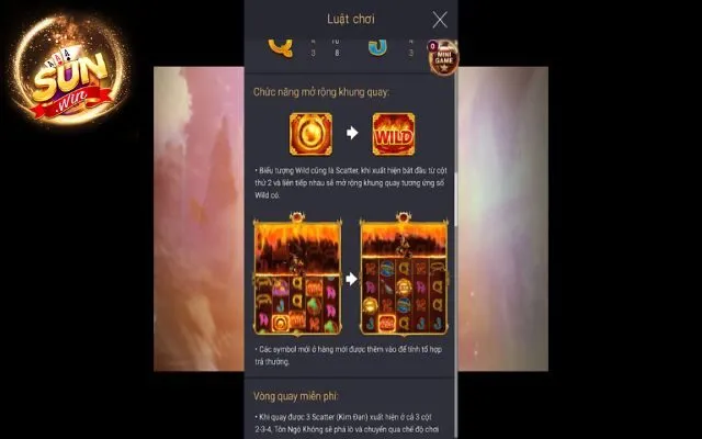 Tây Du Thần Khí Sunwin - Game Slots Đổi Thưởng Hấp Dẫn 2024 2 Chức năng mở rộng trong tây du thần khí Sunwin