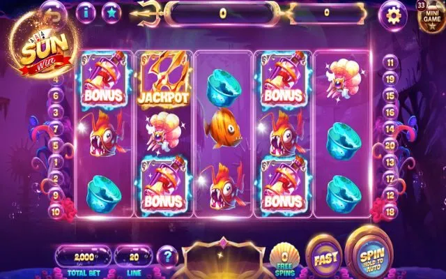 Slots Thủy Cung Sunwin - Khám Phá Đại Dương Nhận Jackpot Khủng 2 Các tính năng trong slots thủy cung Sunwin