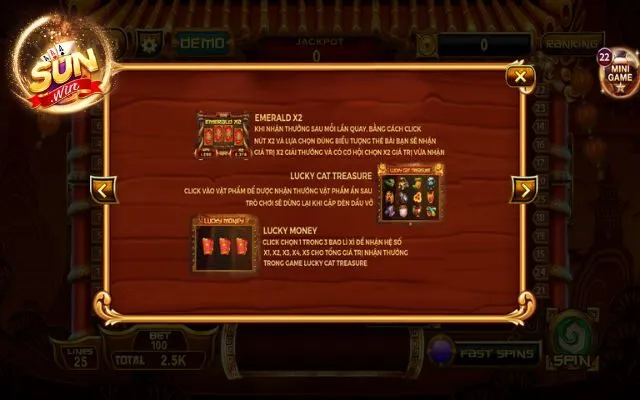 Slots Thần Tài Sunwin - Hệ Số Trả Thưởng Cực Hấp Dẫn 4 Tính năng đặc biệt của slots thần tài Sunwin